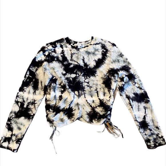 YOUNG FABULOUS & BROKE Tie Dye Long Sleeve Ruched - Picture 2 of 9